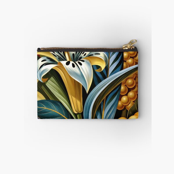 Item preview, Wall Art - Postcard - Botanical Harmony: Art Deco Bloom designed and sold by ForeverPrintsOK.