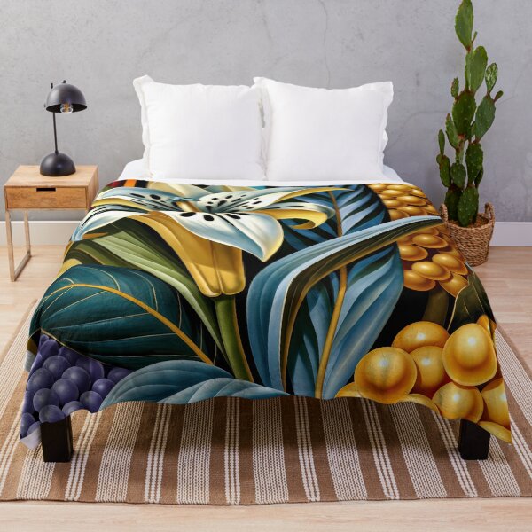 Item preview, Wall Art - Postcard - Botanical Harmony: Art Deco Bloom designed and sold by ForeverPrintsOK.