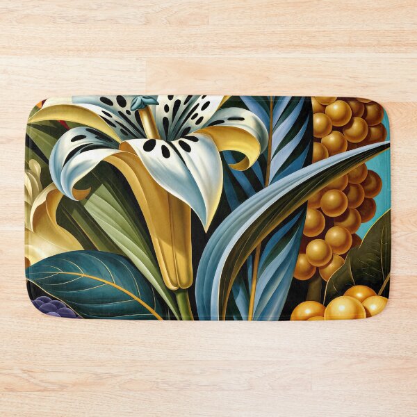 Item preview, Wall Art - Postcard - Botanical Harmony: Art Deco Bloom designed and sold by ForeverPrintsOK.