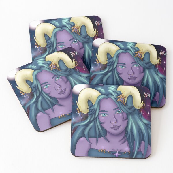 Item preview, Cosmic Horned Demon Girl designed and sold by Machivebal.