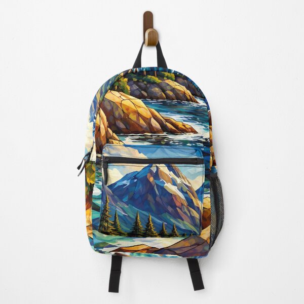 Item preview, Sailboats on a Mountain Lake designed and sold by cuprum.