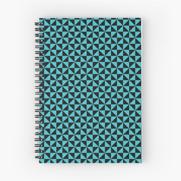 Item preview, Black And Turquoise Pinwheel Pattern designed and sold by pattern-archive.