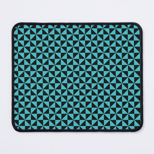 Item preview, Black And Turquoise Pinwheel Pattern designed and sold by pattern-archive.
