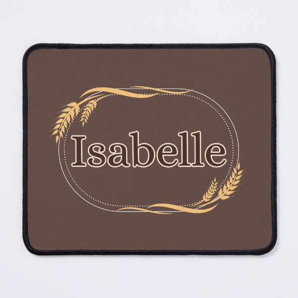 Item preview, Brown name tag with wheat: Isabelle designed and sold by GloriannaCenter.