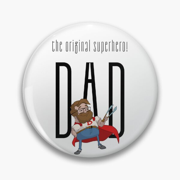 Item preview, Dad The Original Superhero Funny BBQ Design designed and sold by _ZENTAY_.