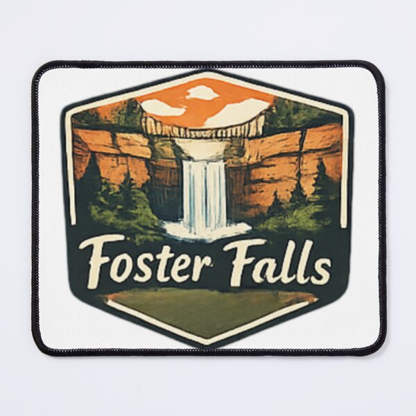 Item preview, Retro Foster Falls and Wildlife designed and sold by DamioPolArt.