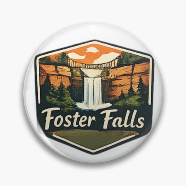 Item preview, Retro Foster Falls and Wildlife designed and sold by DamioPolArt.
