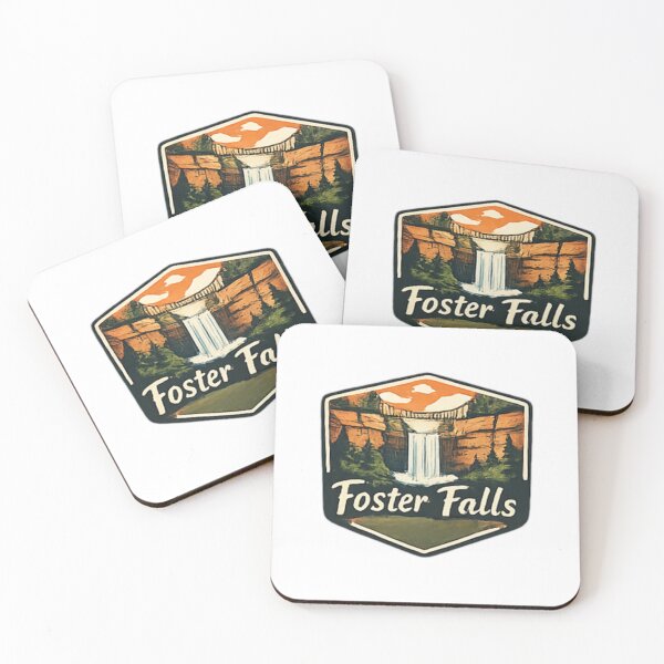Item preview, Retro Foster Falls and Wildlife designed and sold by DamioPolArt.