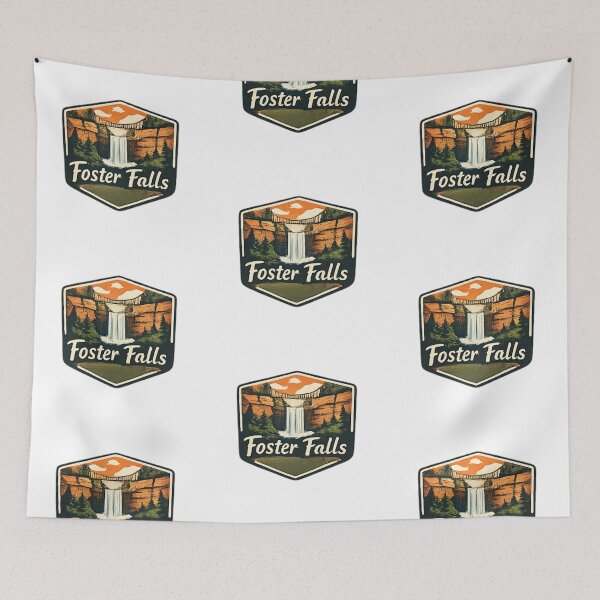 Item preview, Retro Foster Falls and Wildlife designed and sold by DamioPolArt.