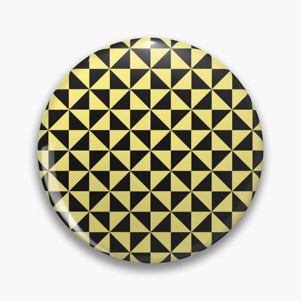 Item preview, Black And Yellow Pinwheel Pattern designed and sold by pattern-archive.