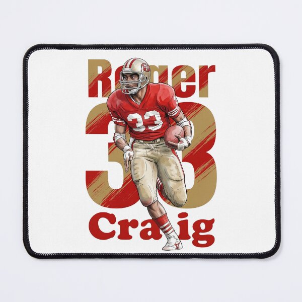 Item preview, Roger Craig 33 Retro San Francisco Football Art designed and sold by Thogan0416.