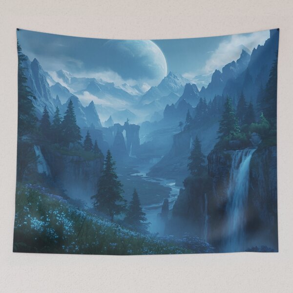 Item preview, Valley of Endless Wonder Fantasy Landscape designed and sold by Luminous Wilds.