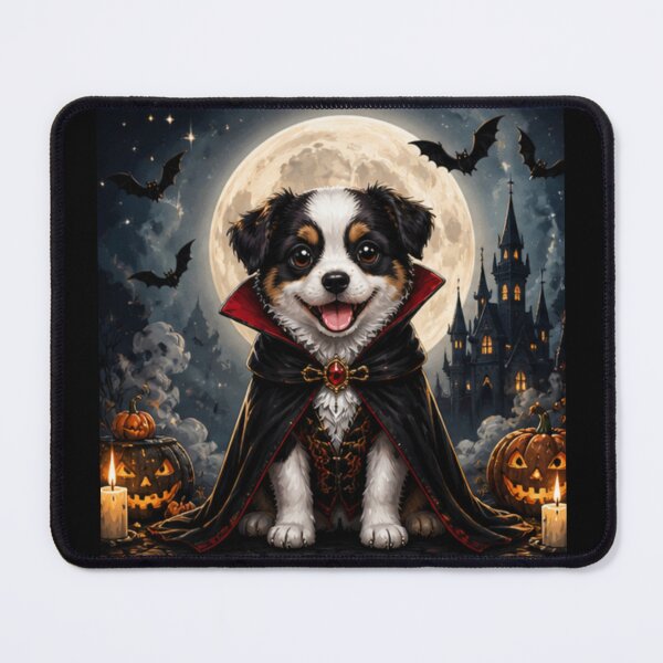 Item preview, Cute Vampire Dog Halloween | Spooky Gothic Puppy Design designed and sold by PoojaArtLab.