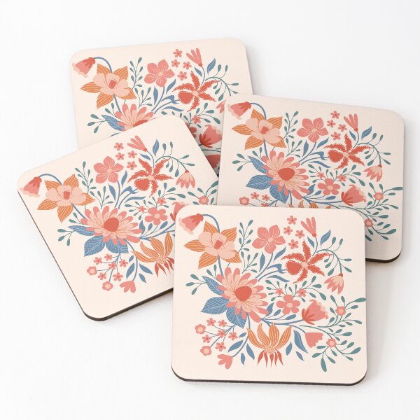 Item preview, Blooming Meadow Folk Florals Design designed and sold by Kozee.