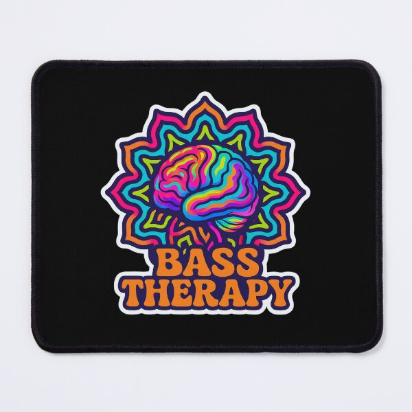 Item preview, Bass Therapy | Psychedelic Bass Music Festival Design designed and sold by |TRSSHOP|.