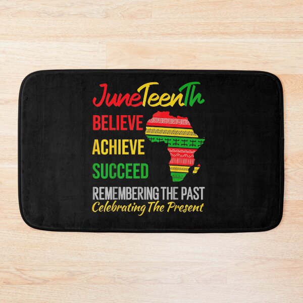 Item preview, Juneteenth Believe Achieve Succeed Pan African Map Celebrating Freedom Black History designed and sold by Capisedo.
