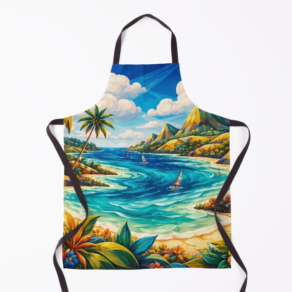 Item preview, Vibrant Tropical Island Paradise designed and sold by cuprum.