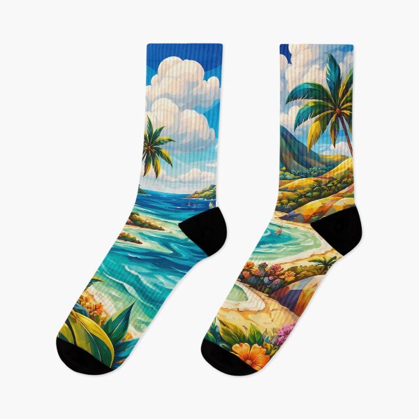 Item preview, Vibrant Tropical Island Paradise designed and sold by cuprum.