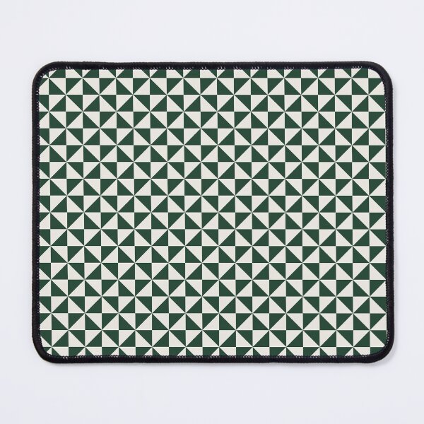 Item preview, Green And Cream Pinwheel Pattern designed and sold by pattern-archive.
