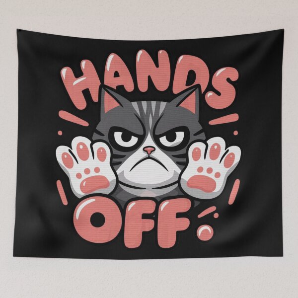 Item preview, Hands Off designed and sold by 123ks.