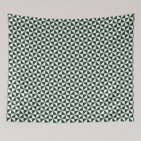Item preview, Green And Cream Pinwheel Pattern designed and sold by pattern-archive.