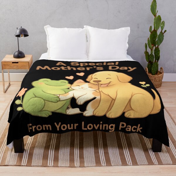 Item preview, Cute Kawaii Mother's Day From Your Loving Pack - Happy Frog Dog Cat designed and sold by Basma Designs | Funny Shirts, Stickers & Mugs.
