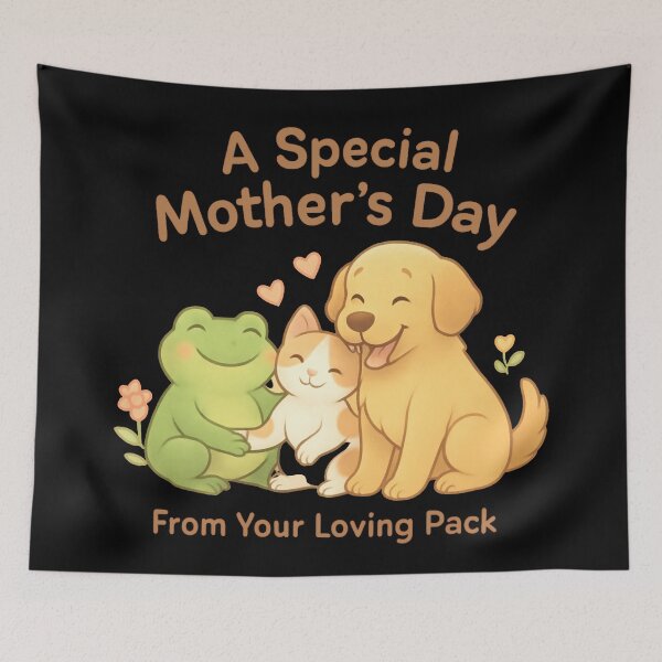 Item preview, Cute Kawaii Mother's Day From Your Loving Pack - Happy Frog Dog Cat designed and sold by Basma Designs | Funny Shirts, Stickers & Mugs.