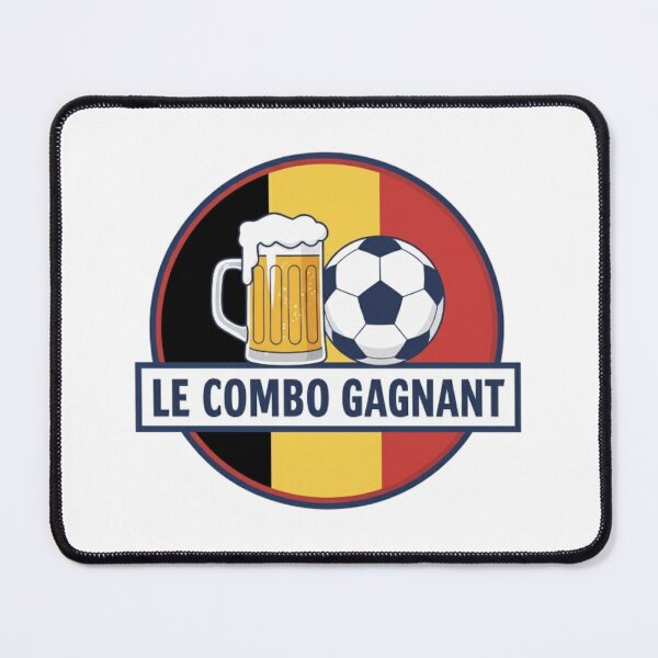 Item preview, The Winning Combo: Beer and Football - Belgian Version designed and sold by digital.stickerperso.com.