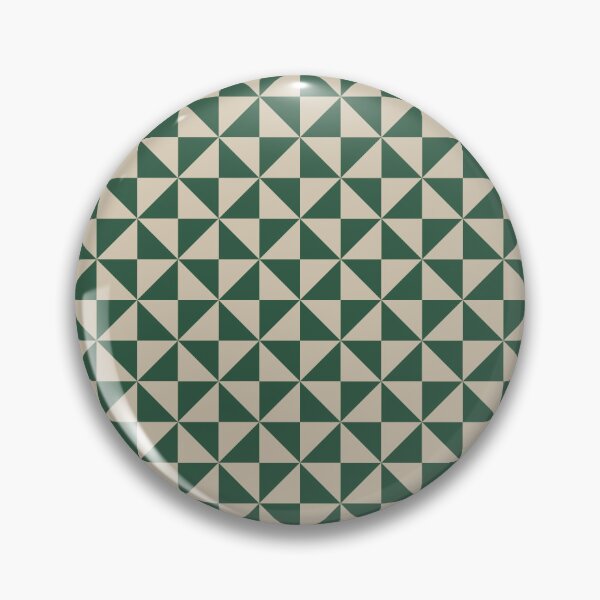 Item preview, Green And Sand Pinwheel Pattern designed and sold by pattern-archive.