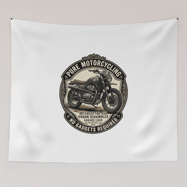 Item preview, Royal Enfield Interceptor Pure Motorcycling No Gadgets designed and sold by EKHOAISTORE.