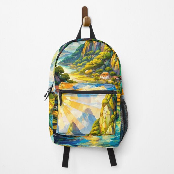 Item preview, Colorful Mountain Fantasy Landscape designed and sold by cuprum.