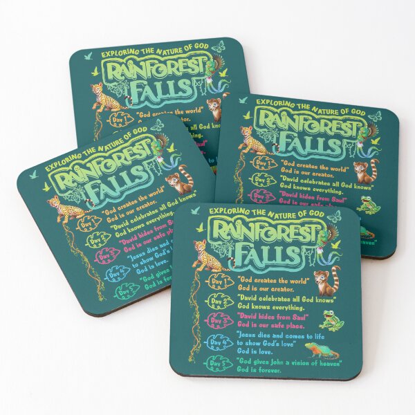 Item preview, Rainforest Falls VBS 2026 Jesus Faith Bible Verse  designed and sold by HellooGawen.