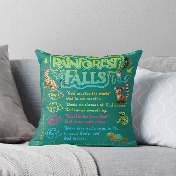 Item preview, Rainforest Falls VBS 2026 Jesus Faith Bible Verse  designed and sold by HellooGawen.