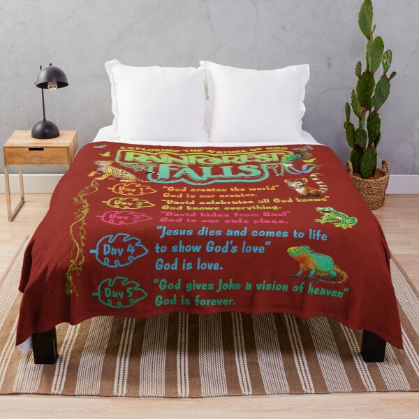 Item preview, Rainforest Falls VBS 2026 Jesus Faith Bible Verse  designed and sold by HellooGawen.