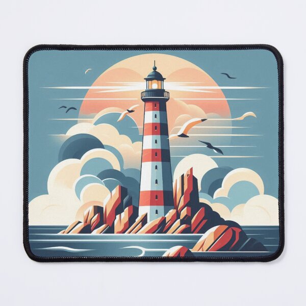 Item preview, Modern Lighthouse – Nautical Minimalist Design  designed and sold by Dogandesighn.
