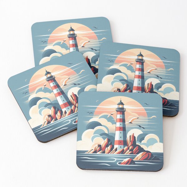 Item preview, Modern Lighthouse – Nautical Minimalist Design  designed and sold by Dogandesighn.