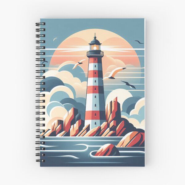 Item preview, Modern Lighthouse – Nautical Minimalist Design  designed and sold by Dogandesighn.