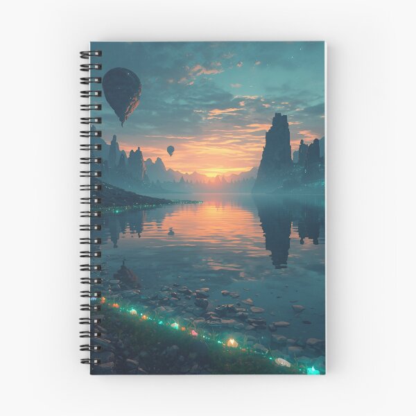 Item preview, Spirit Lake Reflection Fantasy Landscape designed and sold by Luminous Wilds.