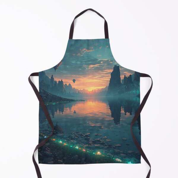 Item preview, Spirit Lake Reflection Fantasy Landscape designed and sold by Luminous Wilds.