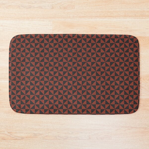 Item preview, Rust And Charcoal Pinwheel Pattern designed and sold by pattern-archive.