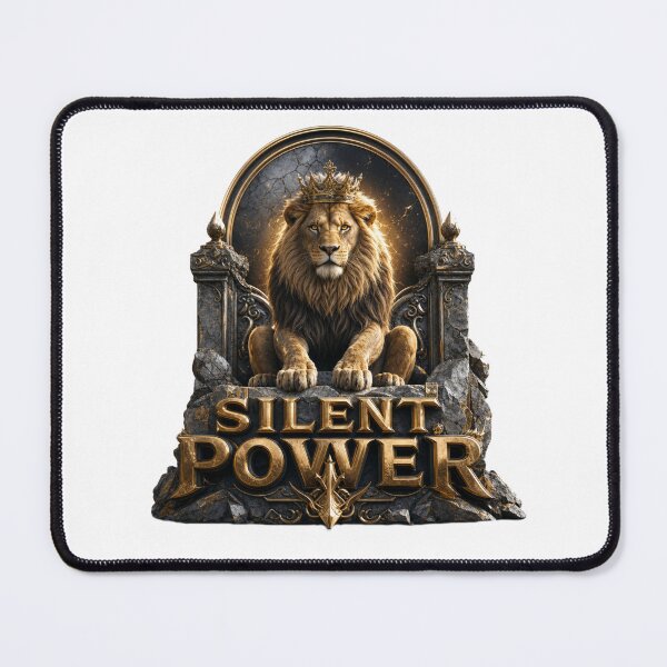 Item preview, Silent Power – Bold Motivational Motorsport Artwork designed and sold by THAMIM REALITY 2.0.