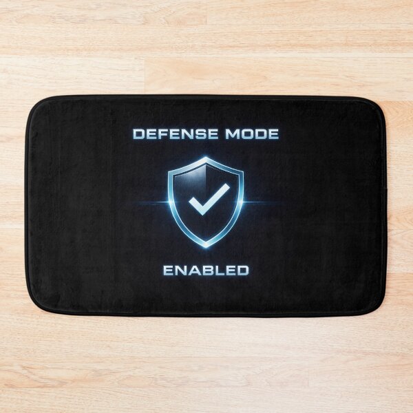 Item preview, Defense Mode Enabled – Protection State Minimal Tech Design designed and sold by Mad Factory Designs.