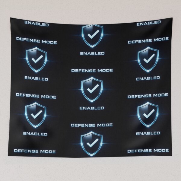 Item preview, Defense Mode Enabled – Protection State Minimal Tech Design designed and sold by Mad Factory Designs.