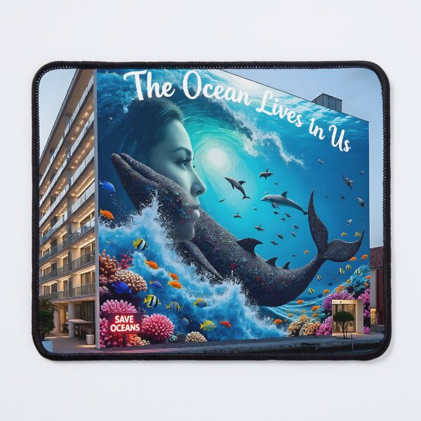 Item preview, The Ocean Lives in Us: World Oceans Day Surreal Art designed and sold by Creative-RE.