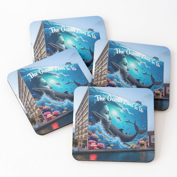 Item preview, The Ocean Lives in Us: World Oceans Day Surreal Art designed and sold by Creative-RE.