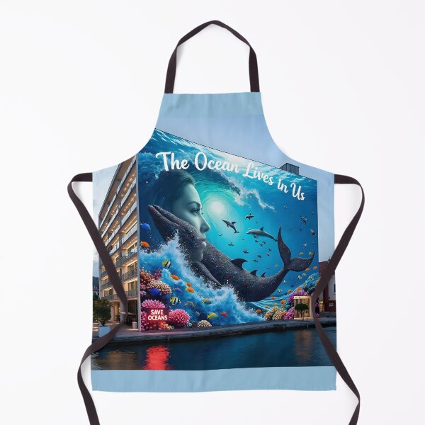 Item preview, The Ocean Lives in Us: World Oceans Day Surreal Art designed and sold by Creative-RE.