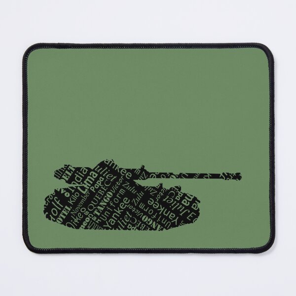 Item preview, Military Tank Phonetic Alphabet Design designed and sold by CreativeTwins.