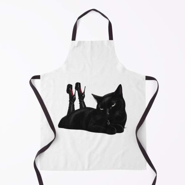 Item preview, Sassy Black cat in heels designed and sold by Meenova Art.