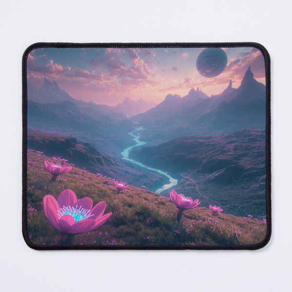 Item preview, Celestial Bloom Highlands Fantasy Landscape designed and sold by Luminous Wilds.