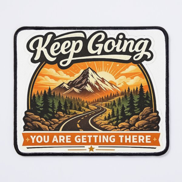 Item preview, Keep Going You Are Getting There Motivation Sticker designed and sold by Omanut Studio — By Ashwin..